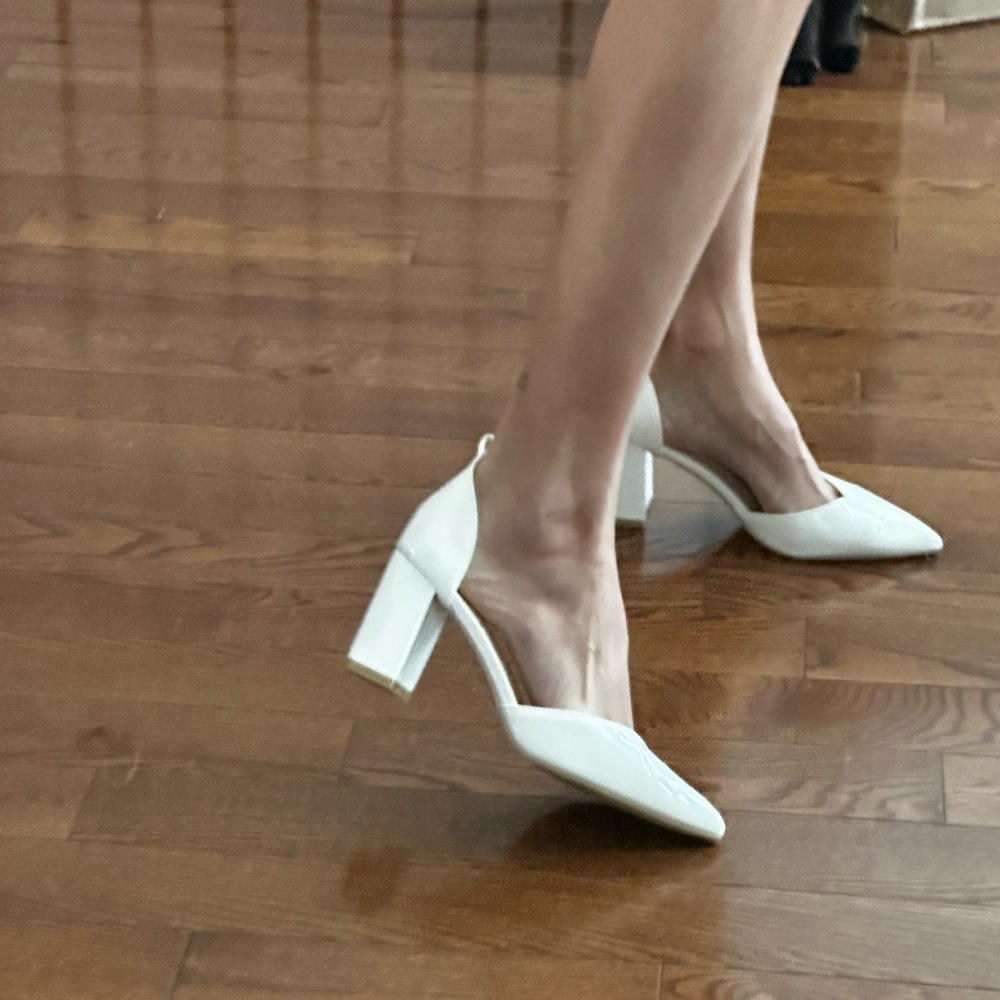 Elegant White Women's Heels